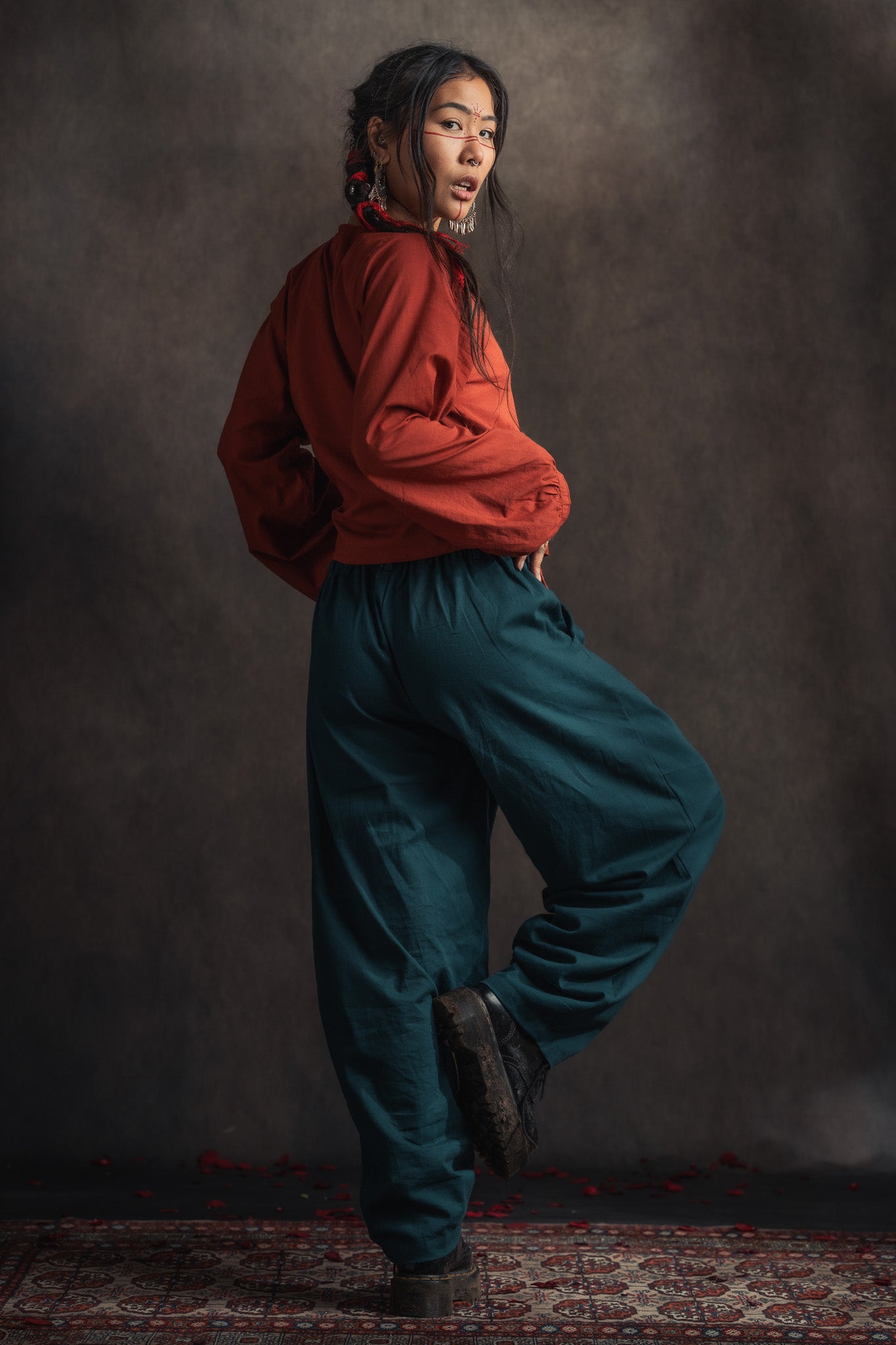 The Mystic Trousers Peacock Blue