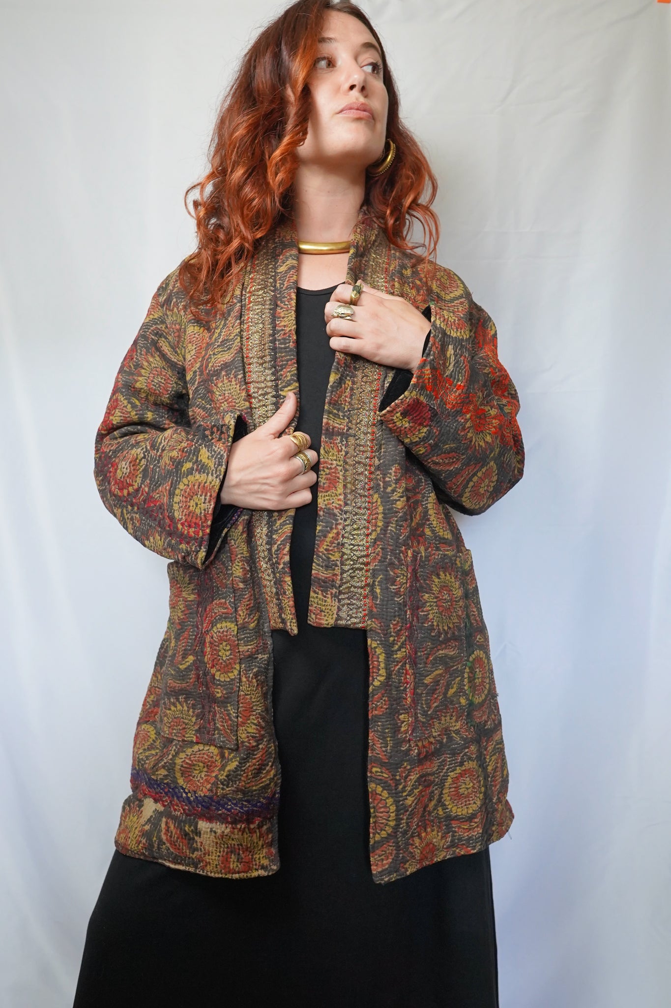 Autumn Leaves Madameji Jacket